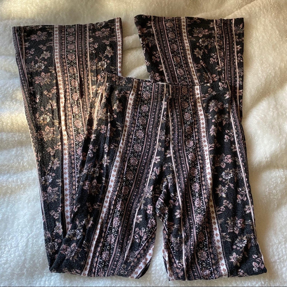 Boho high waisted flare pants
